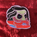 The Severed Head of Magog Iron On Patch Red
